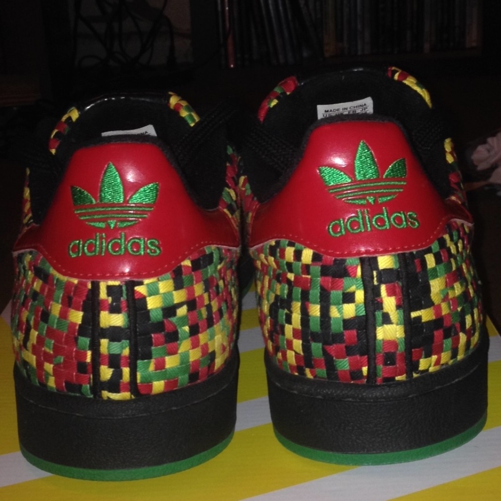 Adidas Superstar 2007 Woven Pack "Rasta" NEW